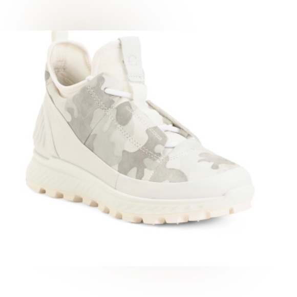 Ecco leather exostrike camo comfort sneakers, size 40EU (US9), NWT - Picture 3 of 6